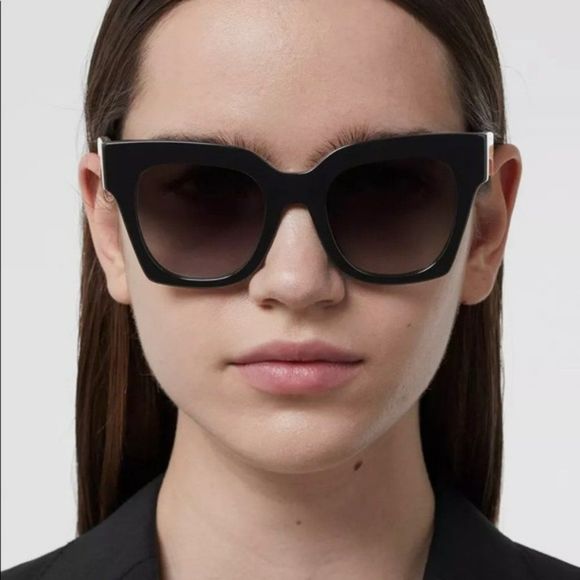  Burberry BE4364 KITTY 39428G Sunglasses Black Gray Square Unisex main image 6